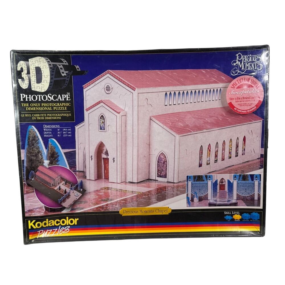 Precious Moments 3D Photoscape Kodacolor‎ Puzzle 500+ Foam Pcs SEALED